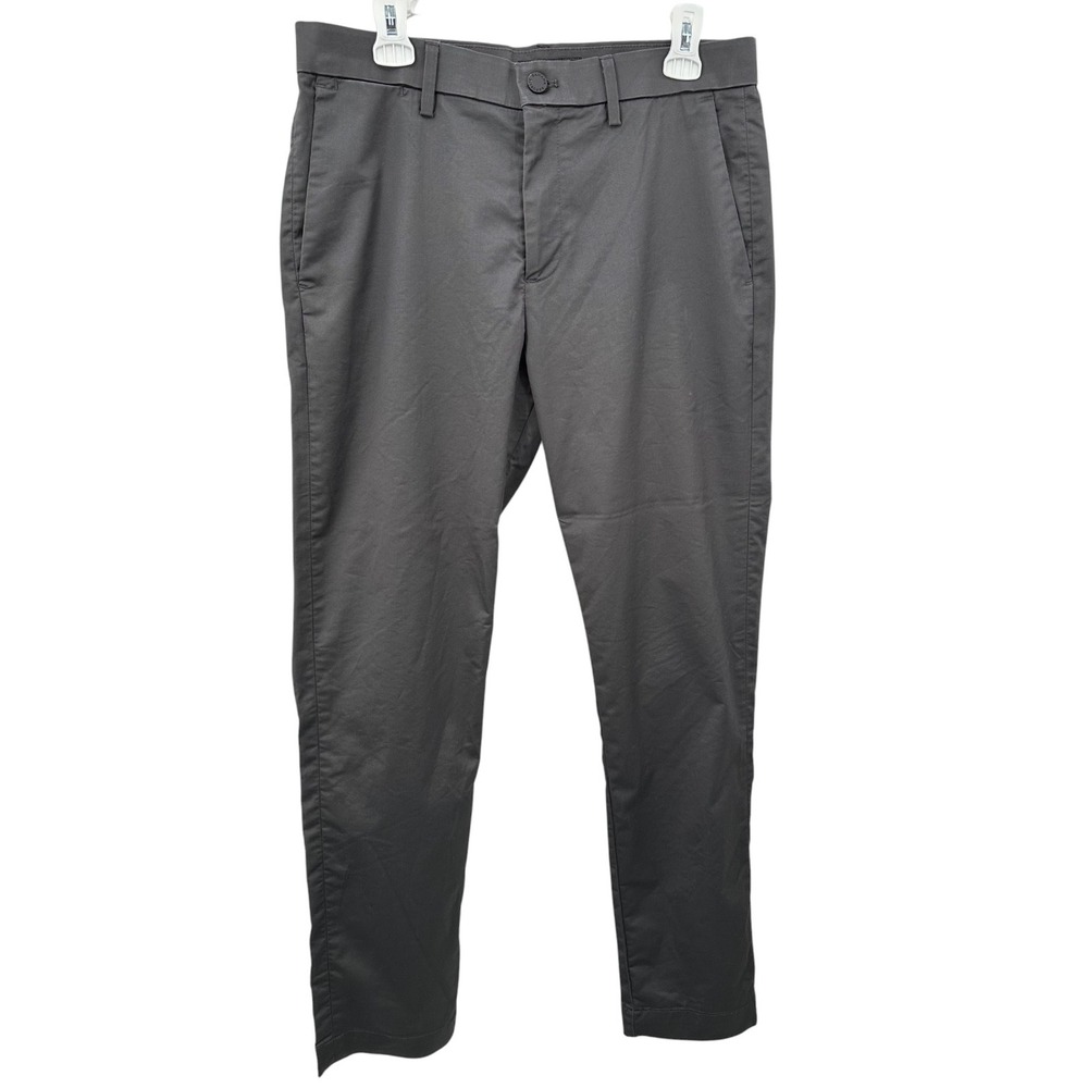 Banana Republic Chino Pants Slim Fit Core Temperature Flint Gray Men's 31x30